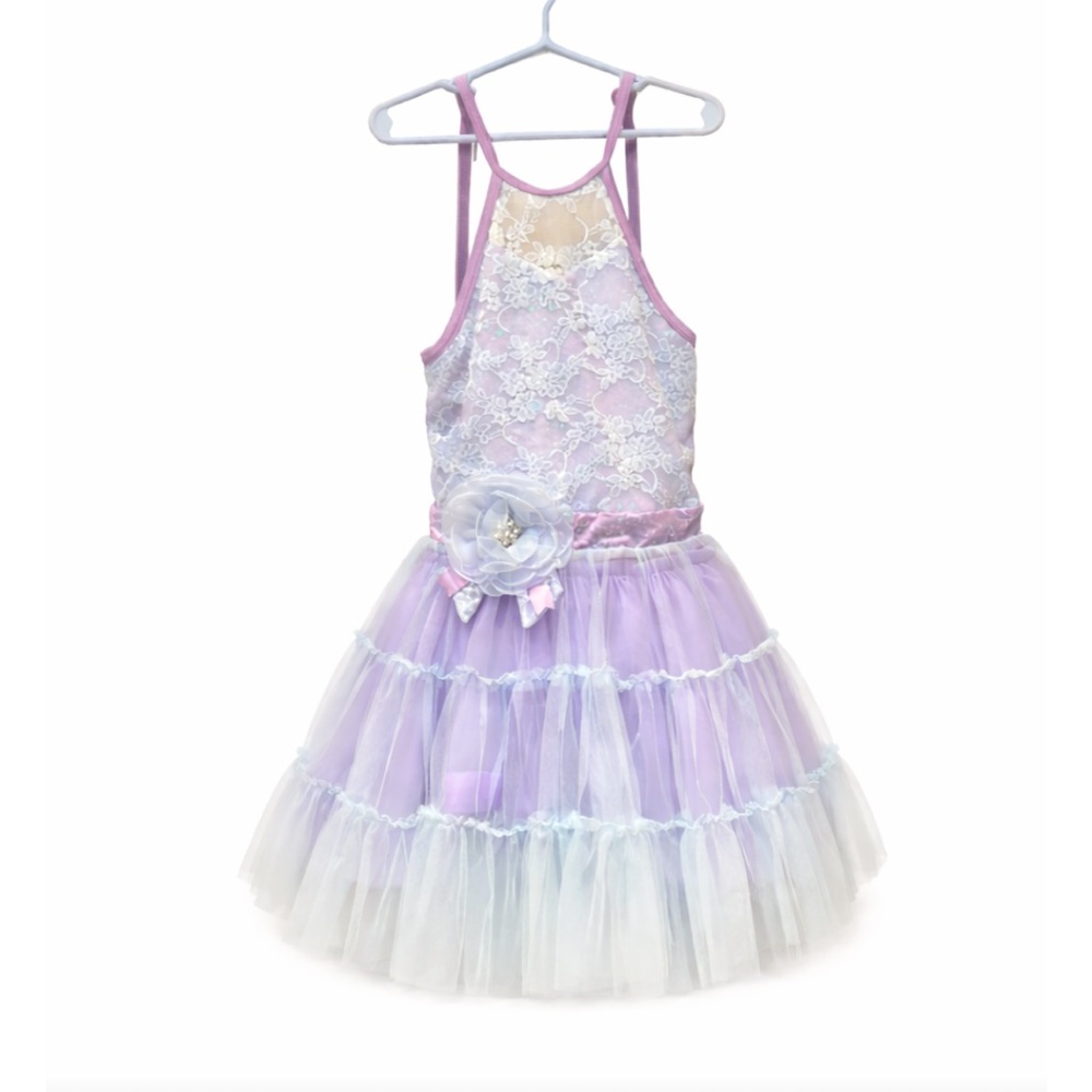 Lavender Lace Kids Costume Dress